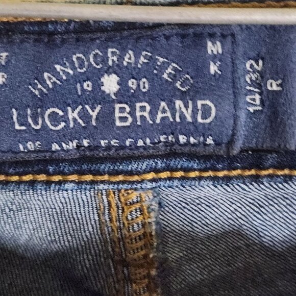 Lucky Brand Mid Rise Sweet Boot Boot Cut Jeans Size 14 - Picture 12 of 13